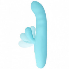 Mia Eiffel Vibrador Rotador Azul Turquesa