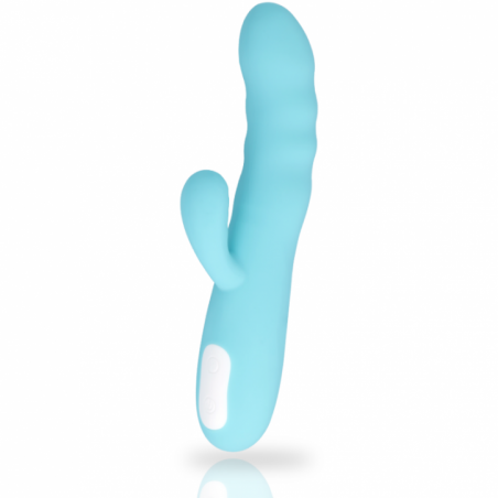 Mia Eiffel Vibrador Rotador Azul Turquesa