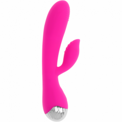 Ohmama Vibrador Recargable Con Rabbit 10 Modos De Vibración 19 Cm