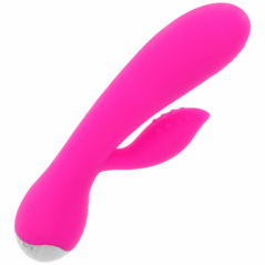 Ohmama Vibrador Recargable Con Rabbit 10 Modos De Vibración 19 Cm