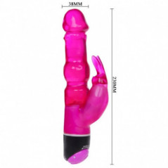 Waves Of Pleasure Fantasy Vibrador Con Rabbit Lila 23Cm