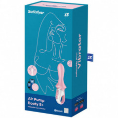 Satisfyer Air Pump Booty 5+ Vibrador Anal Inflable Rosa