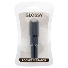 Glossy Pocket Vibrador Negro