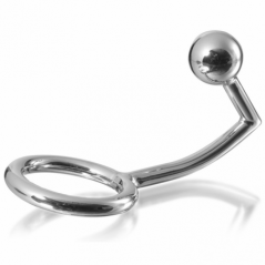 Anillo De Testiculos Con Plug Anal Metálico