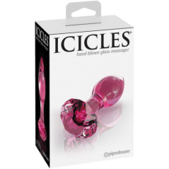Icicles Number 79 Plug Anal Vidrio Rosa