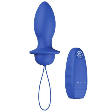 B Swish Bfilled Classic Vibrating Plug Azul