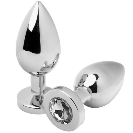 Metalhard Anal Plug Diamond Transparente