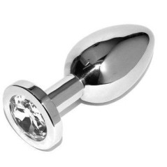 Metalhard Anal Plug Diamond Transparente