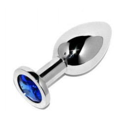 Metalhard Anal Plug Diamond Blue