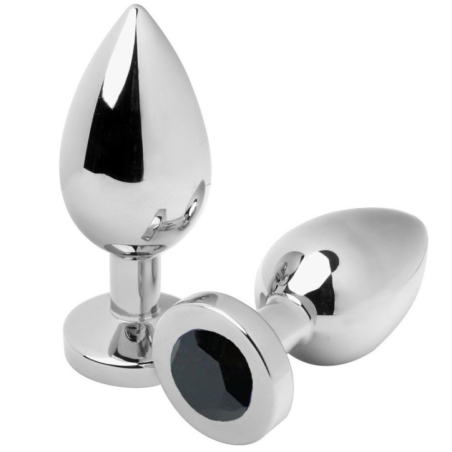 Metalhard Anal Plug Diamond Negro