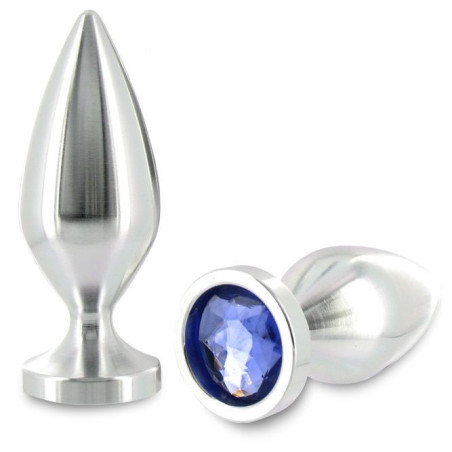 Metalhard Anal Plug Aliminum Color Cristal