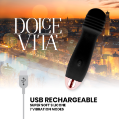 Dolce Vita Vibrador Recargable Tres 7 Velocidades