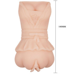 Crazy Bull Masturbador Water Skin Vagina Con Balas Vibradoras