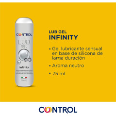 Control Infinity Lubricante Base Silicona 75 Ml