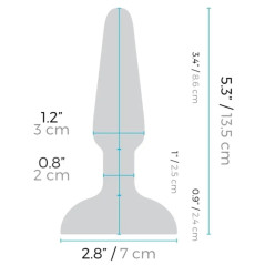 B-Vibe Trio Control Remoto Plug Anal Negro