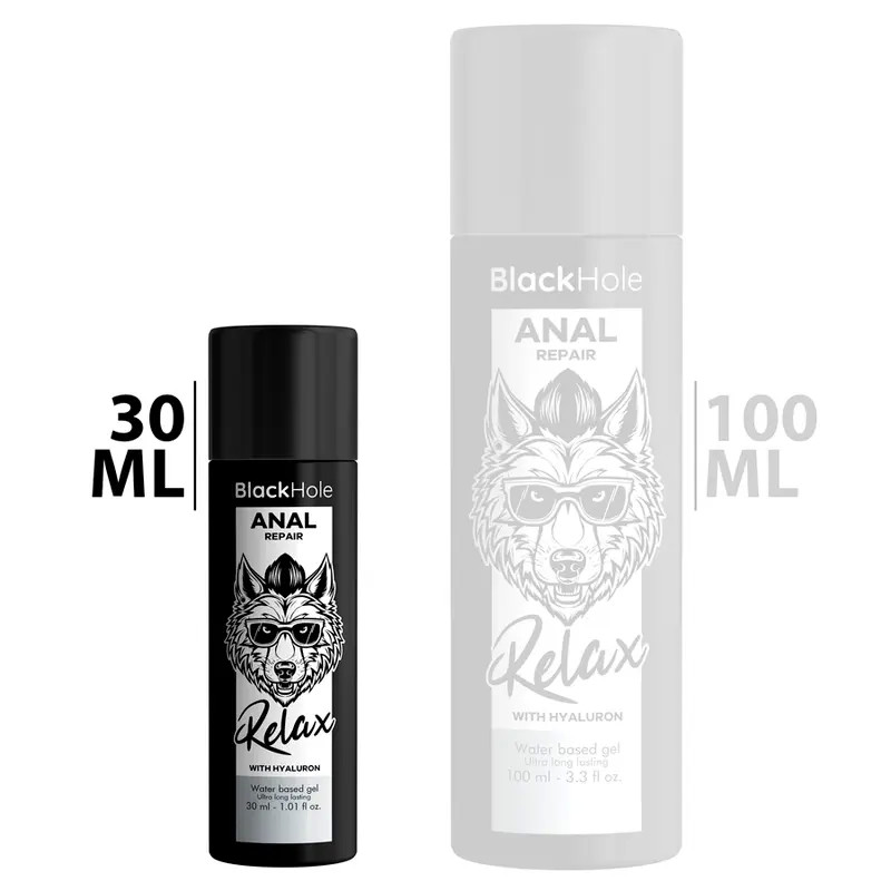 Lubricante anal relajante a base de agua