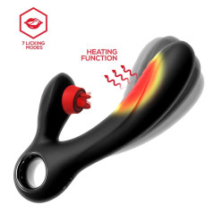 Niza Vibrador Con Lengua Y Calor