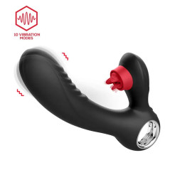 Niza Vibrador Con Lengua Y Calor