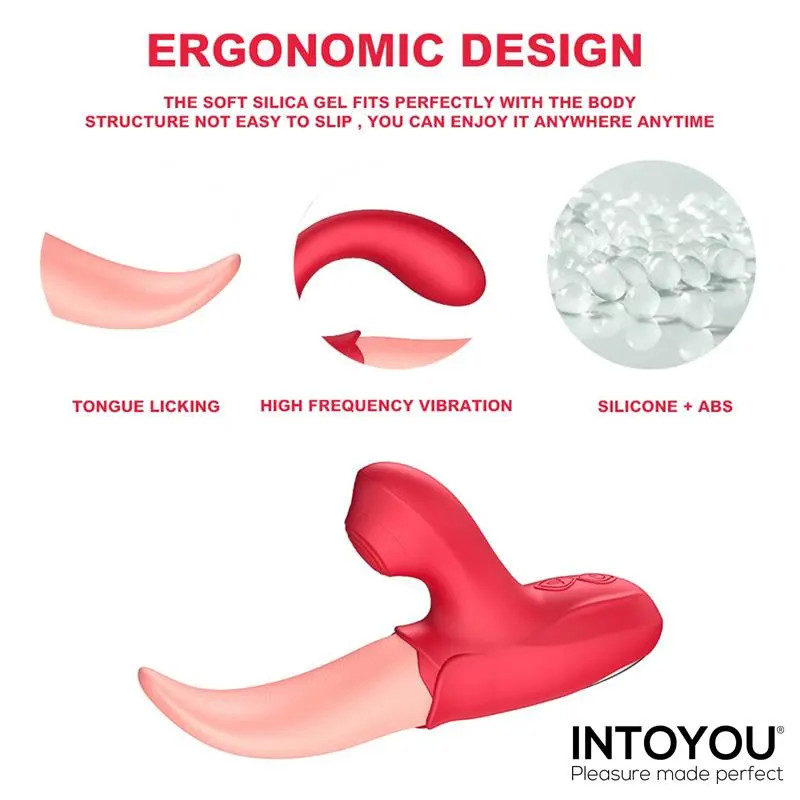 Vibrador rojo y suave
