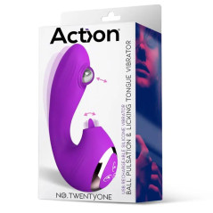 Action Vibrador Con Bola Y Lengua