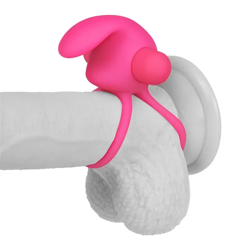 Anillo de pene vibrador con rabbit