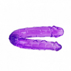 Baile Double Dong Dildo Doble Morado Rosa O Azul