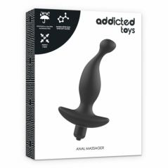 Addicted Toys Masajeador Anal Con Vibración Negro