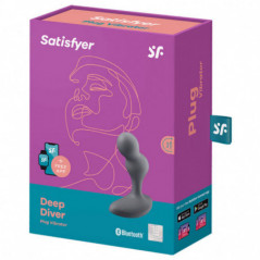 Satisfyer Deep Diver Plug Vibrador App Negro o Azul