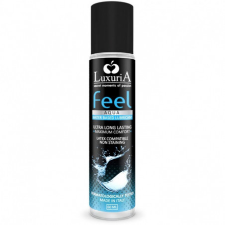 Luxuria Feel Lubricante Base Agua Aqua 60 o 150 ML