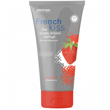 French Kiss Gel Para Sexo Oral Sabor Fresa O Frambuesa 75 ML