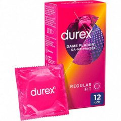 Durex Dame Placer Con Puntos Y Estrías Caja De 3 o 12 Unidades